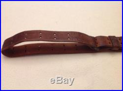 WWII U. S. BOYT 1943 dated M1 1903 springfield leather rifle sling