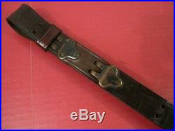 WWI Era US ARMY AEF M1907 Leather Sling M1903 Springfield Rifle Nice Cond #1