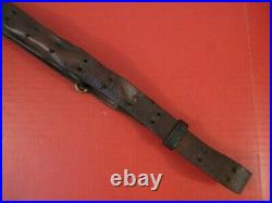 WWI Era US ARMY AEF M1907 Leather Sling M1903 Springfield Rifle Original #1