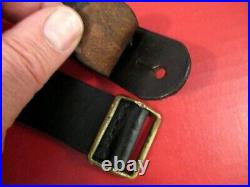 WWI French Army Leather Rifle Sling for 1886/93 Lebel & Berthier Carbine RARE
