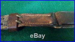 WWI Leather M-1907 Rifle Sling Dated 1918 Boyt Original, good condition