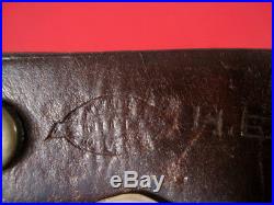 WWI US ARMY AEF M1907 Leather Sling M1903 Springfield Rifle Chicago Belting Co