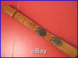 WWI US ARMY AEF M1907 Leather Sling M1903 Springfield Rifle Dated 1918 NICE