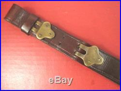 WWI US ARMY AEF M1907 Leather Sling M1903 Springfield Rifle Dated 1918 NICE