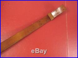 WWI US ARMY AEF M1907 Leather Sling M1903 Springfield Rifle Dated 1918 NICE