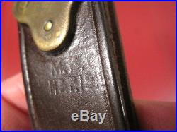 WWI US ARMY AEF M1907 Leather Sling M1903 Springfield Rifle Dated 1918 NICE