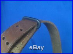 WWI US ARMY M1903 Springfield Rifle Leather Sling, W. T. & B. Co. 1918 Excellent