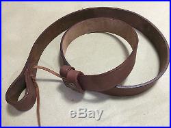 WWI & WWII British Lee Enfield SMLE Leather Rifle Sling x LOT of 5 Slings