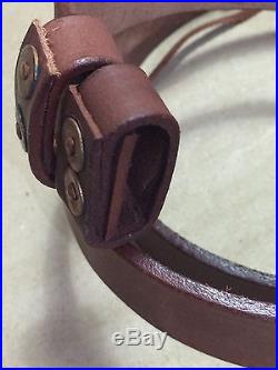 WWI & WWII British Lee Enfield SMLE Leather Rifle Sling x LOT of 5 Slings