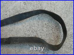 WWI WWII French Leather Rifle Sling BERTHIER MAS Brass Buckle