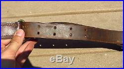 WWI WWII US Military Leather Rifle Sling for M1 Garand & 1903 Rifle 1918