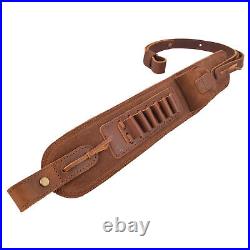 Wayne's Dog Leather Gun Sling Hunting Rifle Belt for. 35.38.357.30-30 USA Stock