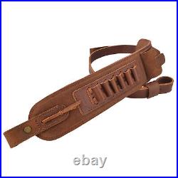 Wayne's Dog Leather Gun Sling Hunting Rifle Belt for. 35.38.357.30-30 USA Stock