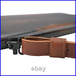 Wayne's Dog Leather Gun Sling Hunting Rifle Belt for. 35.38.357.30-30 USA Stock