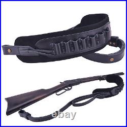 Wayne's Dog Leather Rifle Shotgun Strap Sling. 45/70 12GA. 22.308.357.30/30