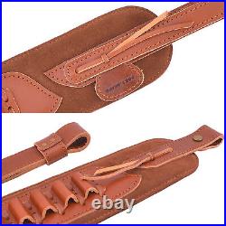 Wayne's Dog Leather Rifle Sling Strap Gun Belt. 357.30-30.45-70.22LR 16GA. 308