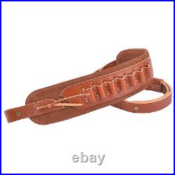 Wayne's Dog Leather Rifle Sling Strap Gun Belt Fit for. 45-70.44MAG. 30-06 USA