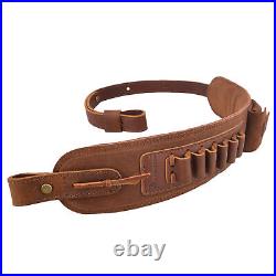 Wayne's Dog Rifle Cartridge Sling Leather Ammo Holder Strap. 357.35.38.30-30