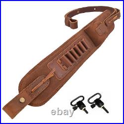 Wayne's Dog Rifle Cartridge Sling Leather Ammo Holder Strap. 357.35.38.30-30