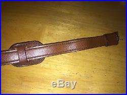 Weatherby Cowhide Leather TOREL 4770 Elephant Rifle Gun Sling with Swivels
