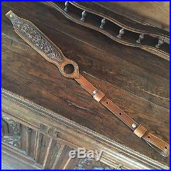 Western Americana SASS Cowboy Action RROW TOOLED SPORTING RIFLE SLING