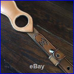Western Americana SASS Cowboy Action RROW TOOLED SPORTING RIFLE SLING #3