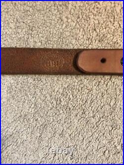 Winchester 77 Custom Leather Rifle Sling Hand Tooled And Made in the USA