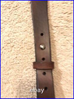 Winchester Custom Leather Rifle Sling Hand Tooled And Made in the USA