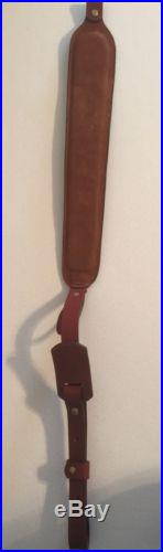Winchester Thumbhole Leather Padded Gun Sling, Brown New Condition